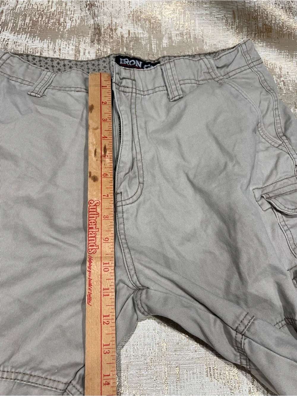 Iron Co.  cotton cargo shorts size 32 #cargo #utility